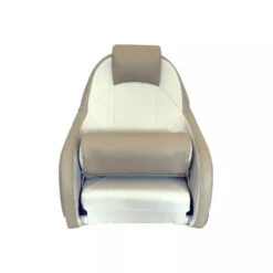 Sedile Per Barca Deluxe Deluxe Overdeck - Bianco / Cammello