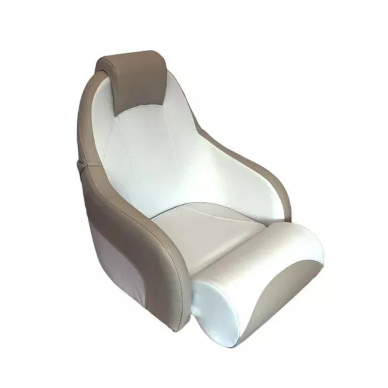 Sedile Per Barca Deluxe Deluxe Overdeck - Bianco / Cammello 7 Sedile Per Barca Deluxe Deluxe Overdeck - Bianco / Cammello - immagine 5