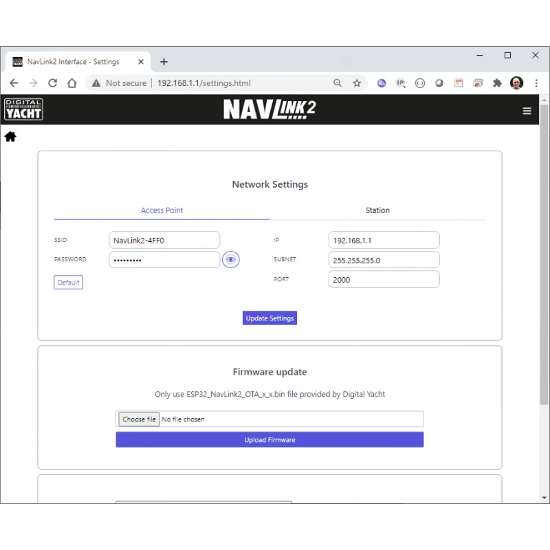 Serveur NAVLINK 2 NMEA2000 VERS WIFI - DIGITAL YACHT 6 Serveur NAVLINK 2 NMEA2000 VERS WIFI - DIGITAL YACHT - immagine 4