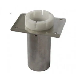 BASE IN ACCIAIO INOX INCORPORATA