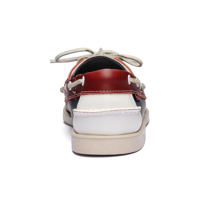 Spinnaker Portland Doscksides - Scarpe Da Barca Uomo - SEBAGO - Rosso/Navy/Bianco 4 Spinnaker Portland Doscksides - Scarpe Da Barca Uomo - SEBAGO - Rosso/Navy/Bianco - immagine 2