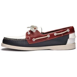 Spinnaker Portland Doscksides - Scarpe Da Barca Uomo - SEBAGO - Rosso/Navy/Bianco