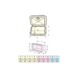 Sportelli Contenitore Porta Bombola 3kg TOP LINE356X397 Bianco - NUOVA RADE