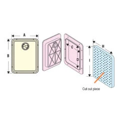 Sportelli INDUSTRIAL Con Coperchio Smontabile - NUOVA RADE -ORANGEMARINE sportelli industrial con coperchio smontabile nuova rade 5