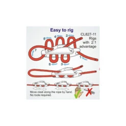 Strozzascotte Clamcleat Aero Cleat CL211MK1 - CL827-11 8 Strozzascotte Clamcleat Aero Cleat CL211MK1 - CL827-11 -ORANGEMARINE strozzascotte clamcleat aero cleat cl211mk1 cl827 11 2