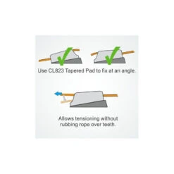 Strozzascotte Clamcleat Racing Micro - CL268 -ORANGEMARINE strozzascotte clamcleat racing micro cl268 2