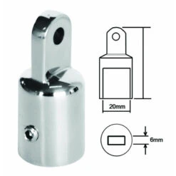 Supporto A Cappuccio Montaggio Su Tubo -ORANGEMARINE supporto a cappuccio montaggio su tubo 1