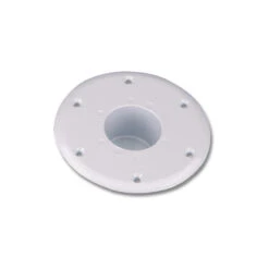 Supporto Da Incasso Per Piede Tavolo Smaltato Bianco