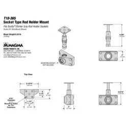 Magma Supporto Per Barbecue Con Attacco Su Porta Canne 8 Magma Supporto Per Barbecue Con Attacco Su Porta Canne -ORANGEMARINE supporto per barbecue con attacco su porta canne 2