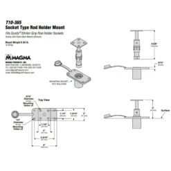 Magma Supporto Per Barbecue Con Attacco Su Porta Canne 9 Magma Supporto Per Barbecue Con Attacco Su Porta Canne -ORANGEMARINE supporto per barbecue con attacco su porta canne 3
