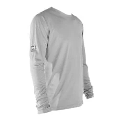 Maglietta A Maniche Lunghe Coast Quickdry Grey - Magic Navy -ORANGEMARINE t shirt coast quickdry grey manica lunga magic navy 2