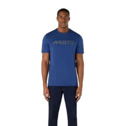 Maglietta Con Logo - Blu - Musto -ORANGEMARINE t shirt logo blu musto 2