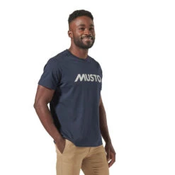 Maglietta Con Logo - Navy - Musto -ORANGEMARINE t shirt logo navy musto 3