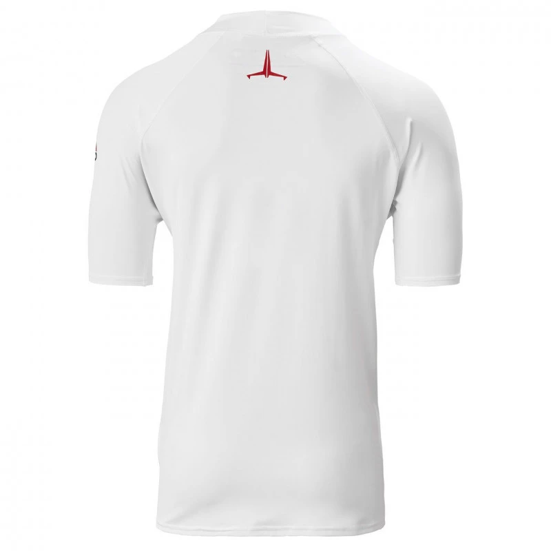 T-shirt Bianca A Maniche Corte Ad Asciugatura Rapida Insignia Anti-UV - MUSTO 4 T-shirt Bianca A Maniche Corte Ad Asciugatura Rapida Insignia Anti-UV - MUSTO - immagine 2