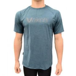 T-shirt Uv Ocean Tech A Maniche Corte Blu Oceano Vaikobi