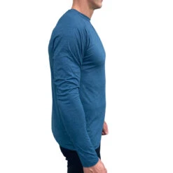 T-Shirt UV Performance Tech Bleu VAIKOBI