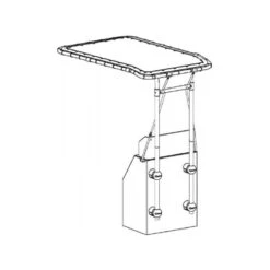 Oceansouth T-TOP IN ALLUMINIO SEAGULL - OCEANO SOUTH -ORANGEMARINE t top seagull en aluminium ocean south 2