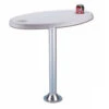 Trem Tavolo Ovale Con Supporto Fisso 70 Cm -ORANGEMARINE table ovale avec support fixe 70 cm