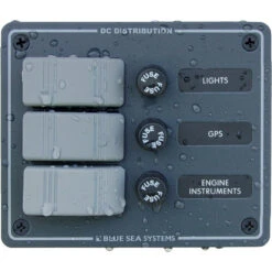 Quadro Elettrico Impermeabile IP66 3 Interruttori -ORANGEMARINE tableau electrique etanche ip66 3 interrupteurs 1