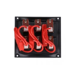 SCHEDA NERA IMPERMEABILE 6 INTERRUTTORI -ORANGEMARINE tableau etanche noir 6 interrupteurs 1