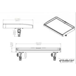 Tablette + Plateformes - RAILBLAZA -ORANGEMARINE tablette plateformes railblaza 7