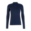 T-shirt Termica Con Mezza-zip OLIVER Blu Navy - BERMUDES -ORANGEMARINE tee shirt thermique demi zip oliver bermudes navy