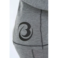 T-shirt Termica Mezza Zip In Lana Merinos OLIVER - Grigio - BERMUDES -ORANGEMARINE tee shirt thermique en laine merinos demi zip oliver bermudes gris chine 3