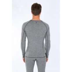 T-shirt Termica In Lana Merinos OLLY - Grigio - BERMUDES 10 T-shirt Termica In Lana Merinos OLLY - Grigio - BERMUDES -ORANGEMARINE tee shirt thermique en laine merinos olly bermudes gris chine 2