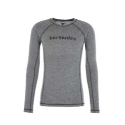 T-shirt Termica In Lana Merinos OLLY - Grigio - BERMUDES
