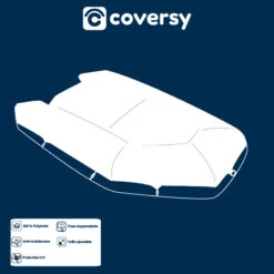 Telo Di Copertura E Protezione Per Tender E Gommoni Blu - COVERSY -ORANGEMARINE telo di copertura e protezione per tender e gommoni blu 5