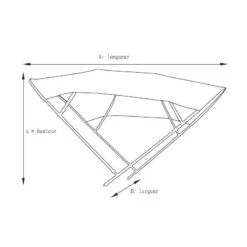 Tendalino In Alluminio 2 Archi Blu - Larghezza 125/150 Cm - Altezza 110 Cm - ORANGEMARINE 8 Tendalino In Alluminio 2 Archi Blu - Larghezza 125/150 Cm - Altezza 110 Cm - ORANGEMARINE -ORANGEMARINE tendalino 2 archi blu orangemarine 2