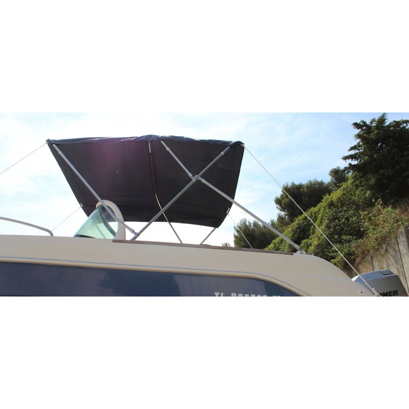 Tendalino 3 Archi Acciaio INOX - Larghezza 165/180 Cm - Altezza 140 Cm - ORANGEMARINE 10 Tendalino 3 Archi Acciaio INOX - Larghezza 165/180 Cm - Altezza 140 Cm - ORANGEMARINE - immagine 8