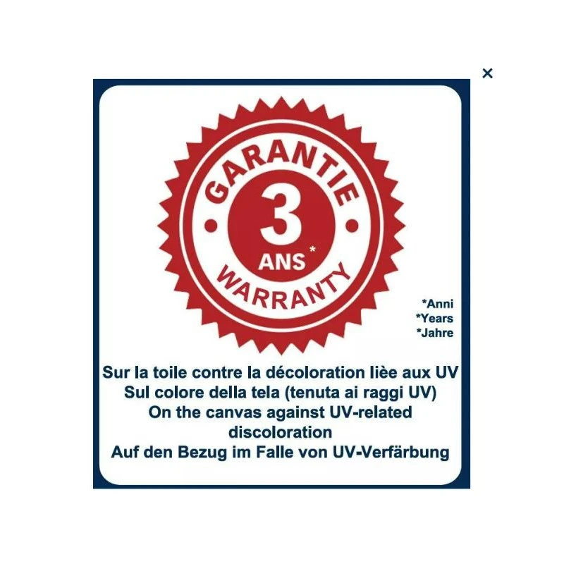 Tendalino 3 Archi In Alluminio Rinforzato Beige - Larghezza 185-198 X Altezza 137 Cm - COVERSY 5 Tendalino 3 Archi In Alluminio Rinforzato Beige - Larghezza 185-198 X Altezza 137 Cm - COVERSY - immagine 3