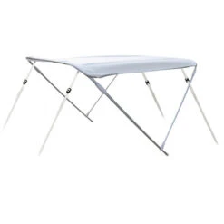 Tendalino In Alluminio 2 Archi Bianco - Larghezza 145/170 Cm - Altezza 110 Cm - ORANGEMARINE