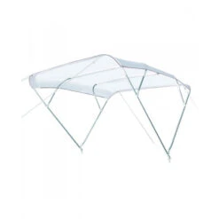 Tendalino In Alluminio 4 Archi Bianco - Larghezza 195/220 Cm - Altezza 140 Cm - ORANGEMARINE