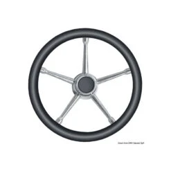 Timone Con Raggi In Acciaio Inox Modello A 350mm