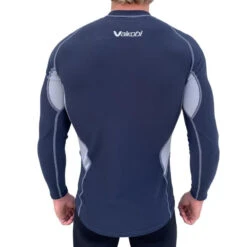 HYDROFLEX Top Idrorepellente Unisex Blu Navy VAIKOBI -ORANGEMARINE top ml hydroflex sous couche hydrophobe bleu marine vaikobi 2