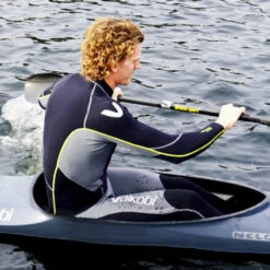 Top Unisex Neoprene 1.5mm FLEXFORCE Nero Grigio VAIKOBI -ORANGEMARINE top neoprene manches longues 15mm flexforce noir gris vaikobi 2