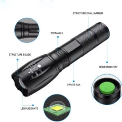 TORCIA DA PONTE A LED IN ALLUMINIO DA 350 LUMEN - IRISCO -ORANGEMARINE torcia e impermeabile sottomarino 120 lumen irisco 2