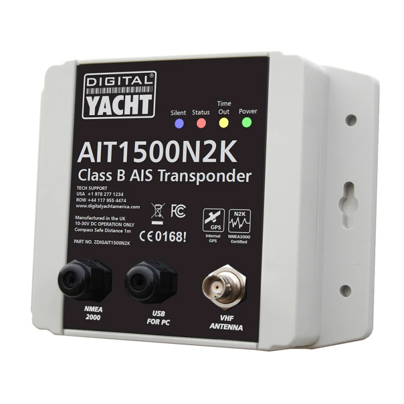 Transpondeur AIS Classe B AIT1500 Avec GPS Intégré (sortie NMEA 2000) - DIGITAL YACHT 3 Transpondeur AIS Classe B AIT1500 Avec GPS Intégré (sortie NMEA 2000) - DIGITAL YACHT