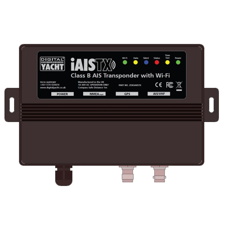 Transpondeur AIS Classe B IAISTX+ Avec WIFI Et NMEA2000 - DIGITAL YACHT 4 Transpondeur AIS Classe B IAISTX+ Avec WIFI Et NMEA2000 - DIGITAL YACHT - immagine 2
