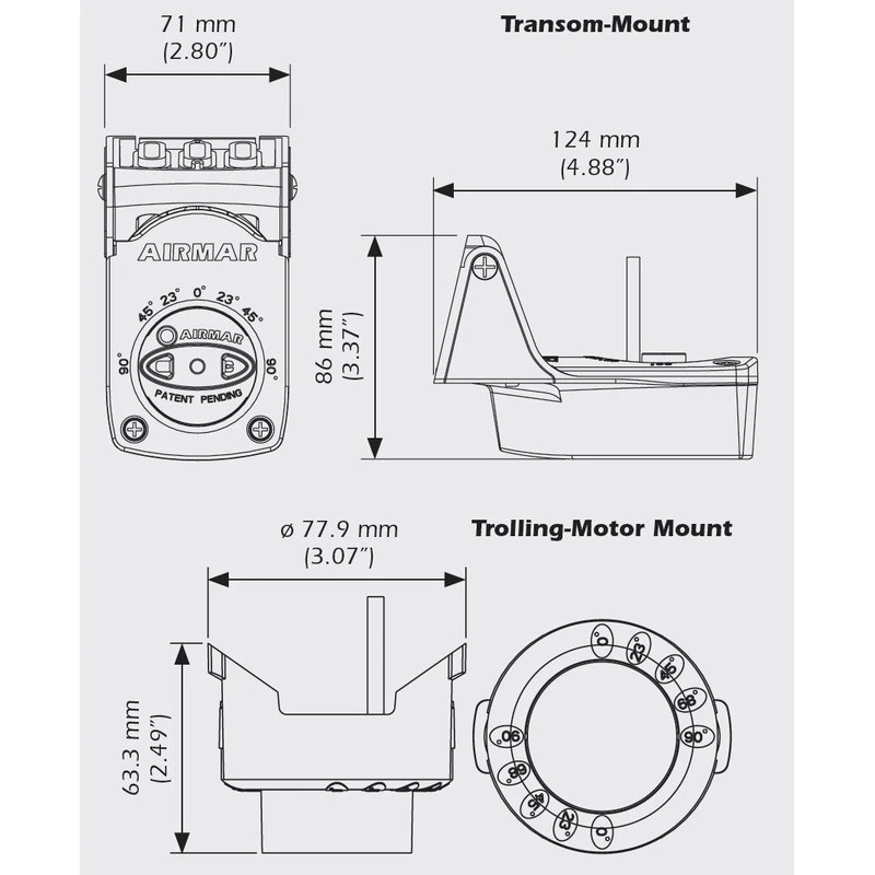 RAYMARINE Trasduttore Bi-funzione Specchio Di Poppa P48 5 RAYMARINE Trasduttore Bi-funzione Specchio Di Poppa P48 - immagine 3