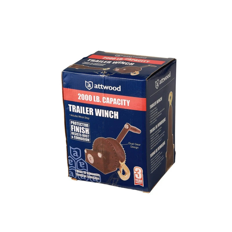 Argano A Doppia Trazione 2000lb / 900kg / 6m - Attwood 6 Argano A Doppia Trazione 2000lb / 900kg / 6m - Attwood - immagine 4