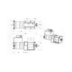 VERRICELLO ELETTRICO UT3000 - SUPERWINCH 19 VERRICELLO ELETTRICO UT3000 - SUPERWINCH -ORANGEMARINE treuil electrique ut3000 goliath 8