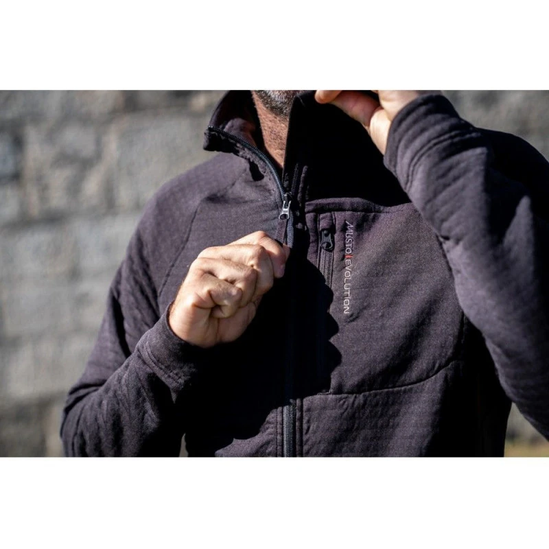 Giacca Pile EVO POLARTEC Nera - MUSTO 5 Giacca Pile EVO POLARTEC Nera - MUSTO - immagine 3