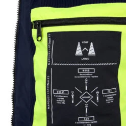 GIACCA COASTAL FODERATA IN PILE - BLU NAVY - BERMUDA 19 GIACCA COASTAL FODERATA IN PILE - BLU NAVY - BERMUDA -ORANGEMARINE veste de quart cotiere venturi doublee polaire bleu marine bermudes 7