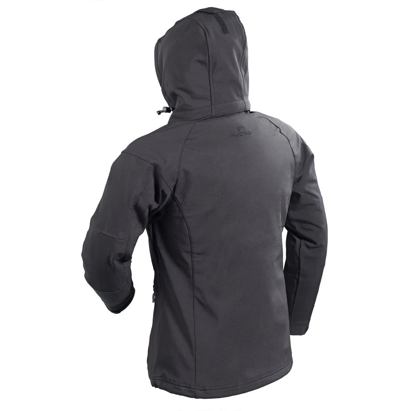 Giacca Softshell Da Donna Con Cappuccio Nera Plastimo 4 Giacca Softshell Da Donna Con Cappuccio Nera Plastimo - immagine 2