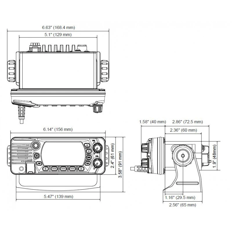 VHF Fisso GX1400 Con GPS - STANDARD HORIZON 8 VHF Fisso GX1400 Con GPS - STANDARD HORIZON - immagine 6