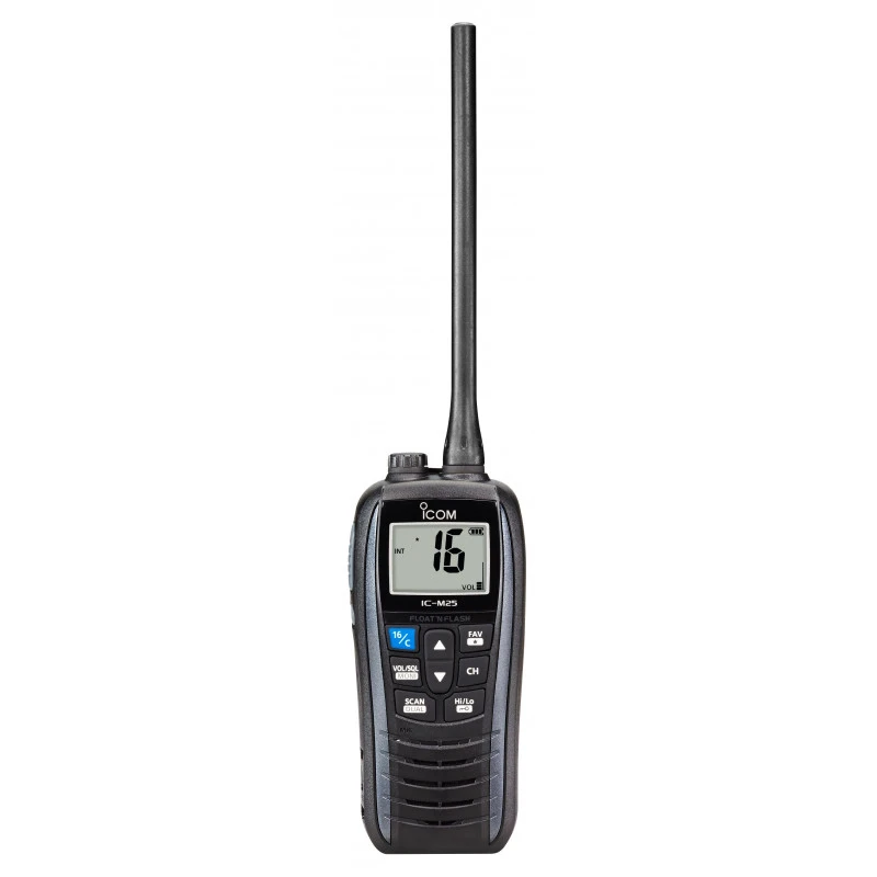 VHF Portatile IC-M25 Grigio - ICOM 3 VHF Portatile IC-M25 Grigio - ICOM