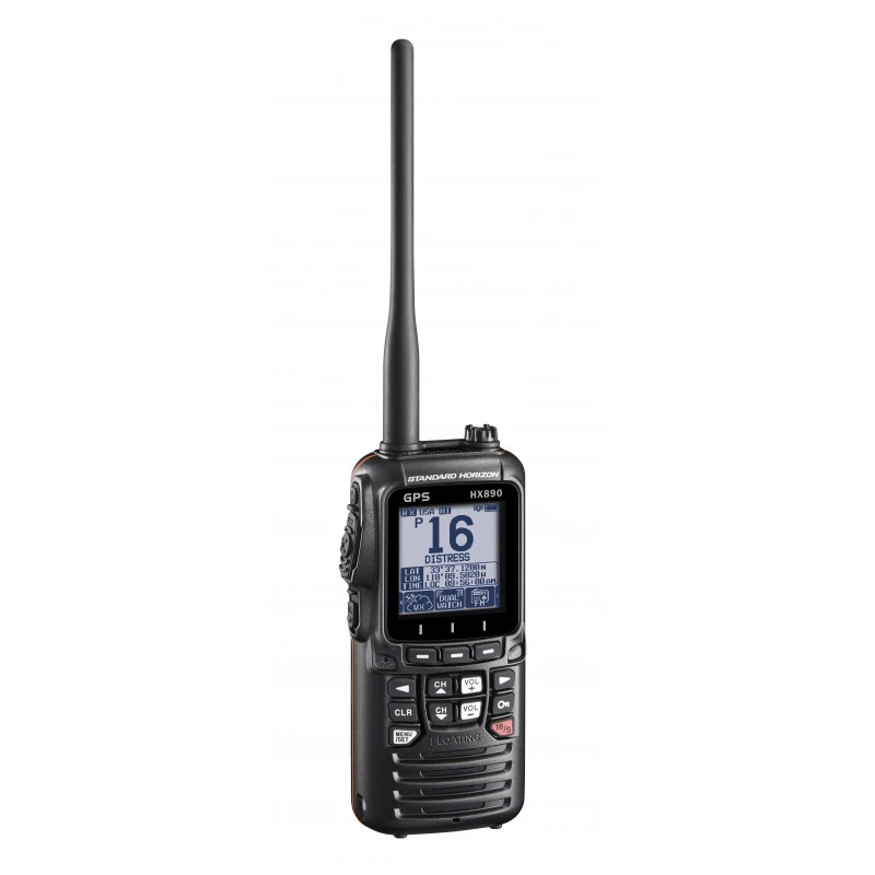 VHF Portatile Standard Horizon HX890E Impermeabile Con GPS - Nero 4 VHF Portatile Standard Horizon HX890E Impermeabile Con GPS - Nero - immagine 2